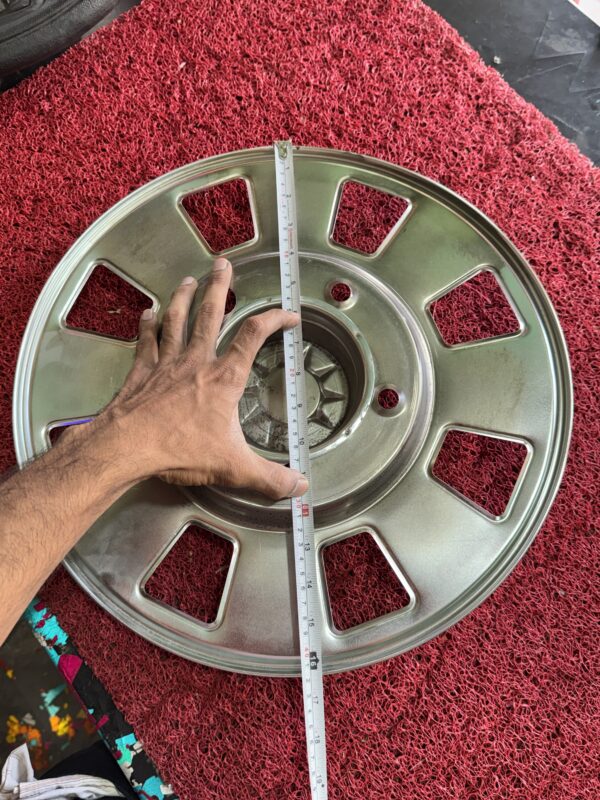 R-16” inch CP Steel Wheel cap (2 pis) Full 16” inch size and heavy proper welding cups