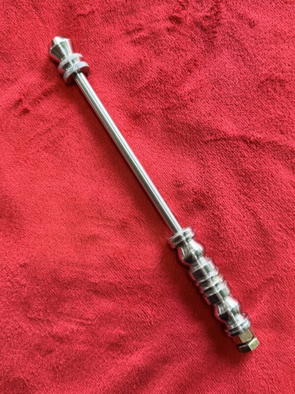 img_2402 Silver Rod for Bonnet Show Rod / silver colour rod / Chandi Color (size - 30 CM) / Bonnet Rod / Bonat Rod