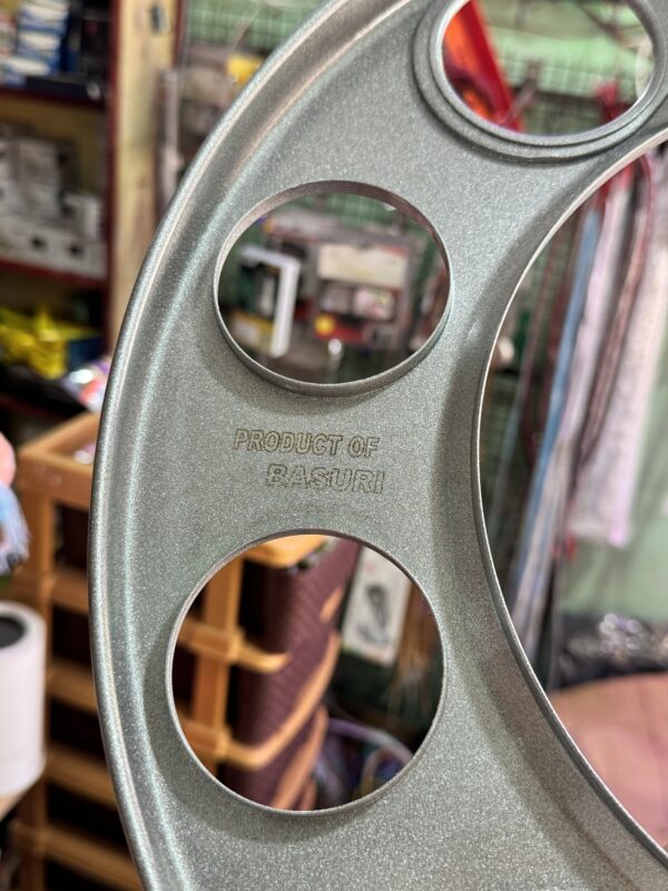 Basuri Wheel Cap 10 hole/ 10 nut wheel cap / heavy wheel cap ( 2 pis ) {Silver Colour}