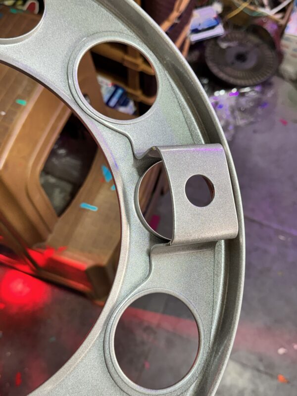 Basuri Wheel Cap 10 hole/ 10 nut wheel cap / heavy wheel cap ( 2 pis ) {Silver Colour}