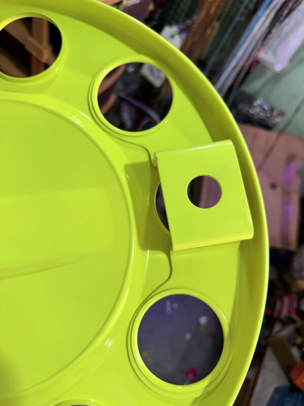 img_2592 Basuri Wheel Cap 10 hole/ 10 nut wheel cap / heavy wheel cap ( 2 pis ) {Neon Green Colour}