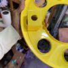 img_2602 Basuri Wheel Cap 8 hole/ 8 nut wheel cap / heavy wheel cap ( 2 pis ) {Neon Yellow Colour}