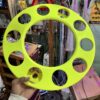 Basuri Wheel Cap 10 hole/ 10 nut wheel cap / heavy wheel cap ( 2 pis ) {Neon Green Colour}