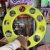Basuri Wheel Cap 10 hole/ 10 nut wheel cap / heavy wheel cap ( 2 pis ) {Neon Green Colour}