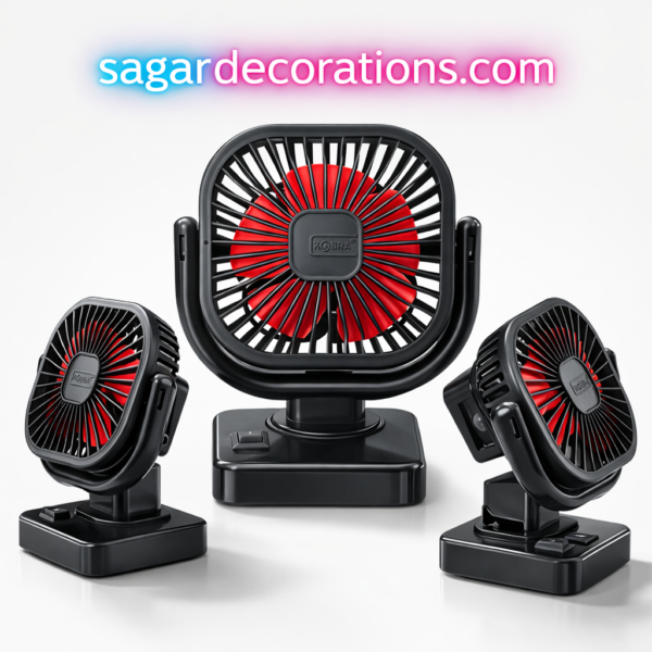 Single head copper motor fan / 4” inch fan / { 12 volt } (यह पंखा सिर्फ बैटरी से चलेगा) heavy Quality fan / compact fan / durable fan / small fan /