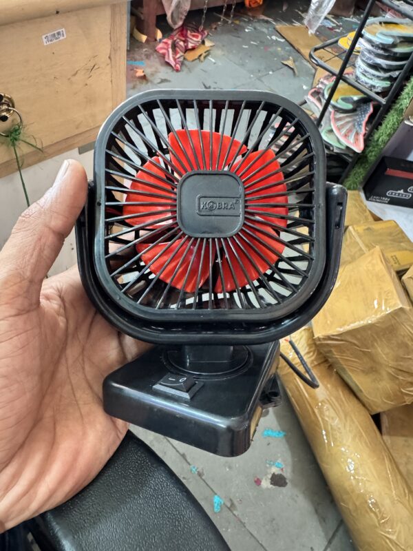 Single head copper motor fan / 4” inch fan / { 12 volt } (यह पंखा सिर्फ बैटरी से चलेगा) heavy Quality fan / compact fan / durable fan / small fan /