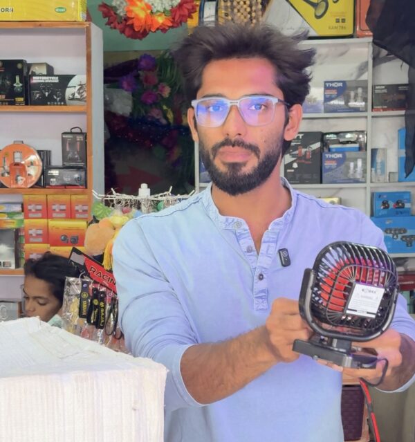 Single head copper motor fan / 4” inch fan / { 12 volt } (यह पंखा सिर्फ बैटरी से चलेगा) heavy Quality fan / compact fan / durable fan / small fan /