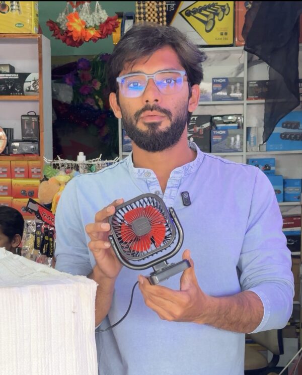 Single head copper motor fan / 4” inch fan / { 12 volt } (यह पंखा सिर्फ बैटरी से चलेगा) heavy Quality fan / compact fan / durable fan / small fan /