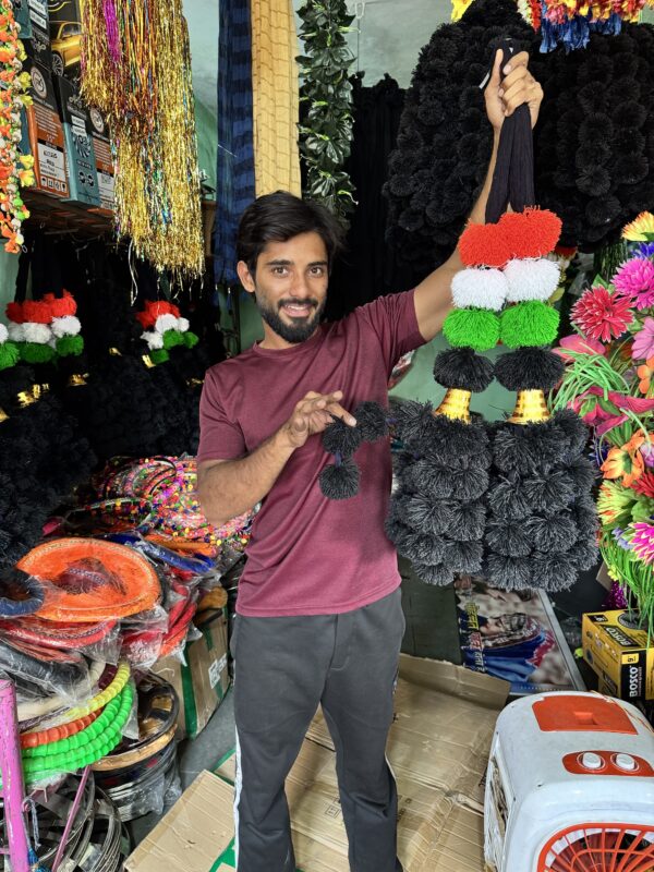 img_3053 50 Gola Jodhpuri Choti Tiranga Heavy / 50 गोला जोधपुरी छोटी तिरंगा हेवी / गोंडा/ तिरंगा गोंडा/