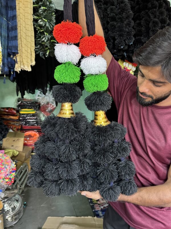 img_3061 50 Gola Jodhpuri Choti Tiranga Heavy / 50 गोला जोधपुरी छोटी तिरंगा हेवी / गोंडा/ तिरंगा गोंडा/