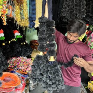 30 Ladi Regular choti / 30 लड़ी रेगुलर चोटी/ 30 गोंडे/ 30 Ladi Gonde full size