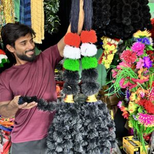 11 ladi Choti / 11 लड़ी छोटी / तिरंगा चोटी / तिरंगा गोंडे / tiranga choti / tiranga gonda