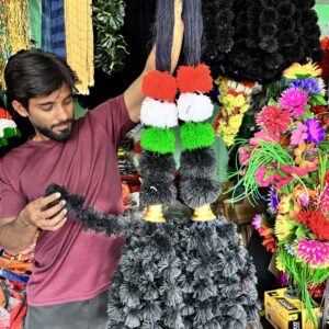 30 Ladi Regular choti / 30 लड़ी रेगुलर चोटी/ 30 लड़ी गोंडे/ 30 Ladi Gonde full size