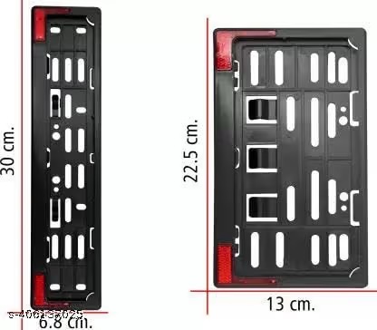 41txfwwjf0l-_ac_aiweblab1006854t4_fmavif_sf10501050_pq64_-jpg Front and Rear Bike Number Plate ABS Frame with Reflector, Black, 30x6.8cm Front and 22.5x13cm Rear, Universal Fit
Sagar's Choice
for "number plate frame"