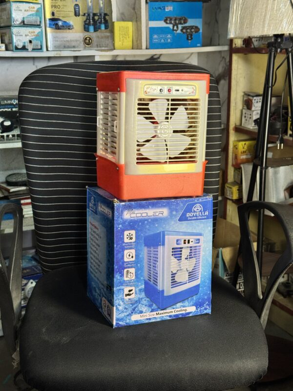 New charging Mini Cooler with water pump, Rechargeable, up to 3/4 hours / honeycomb Pad for better cooling, heavy duty cooler