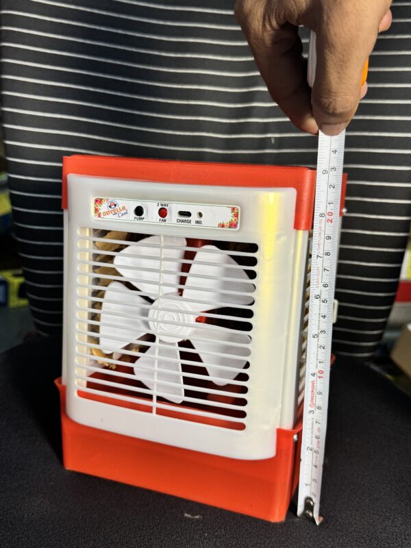 New charging Mini Cooler with water pump, Rechargeable, up to 3/4 hours / honeycomb Pad for better cooling, heavy duty cooler
