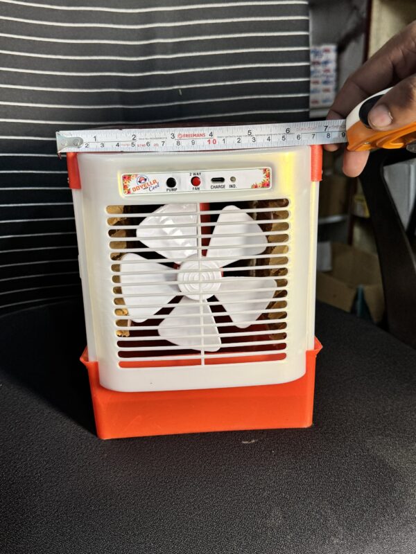 New charging Mini Cooler with water pump, Rechargeable, up to 3/4 hours / honeycomb Pad for better cooling, heavy duty cooler