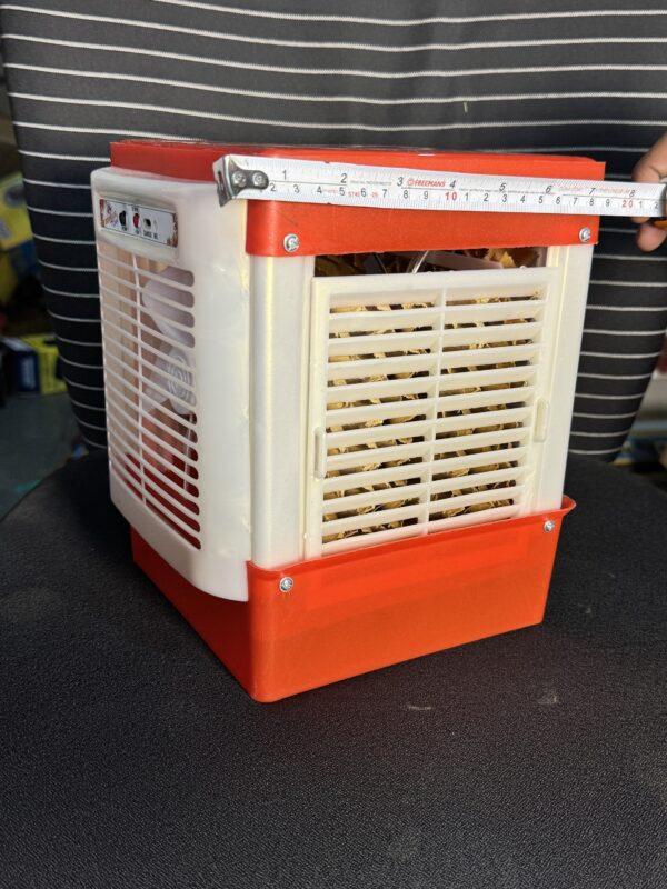 New charging Mini Cooler with water pump, Rechargeable, up to 3/4 hours / honeycomb Pad for better cooling, heavy duty cooler