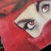 One Way Poster (cherry Red♥️) 2 pis for 2 sides, transparent visibility / वन वे पोस्टर (चेरी रेड ♥️) 2 पीस आयेगा, अंदर से बाहर देख पाओगे.