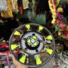 Black kupa wheel cap with Sport Green Colour/ 15” inch wheel size / [2 pis inside] / bolero wheel cap / whil cap / bil cap / bhil cap