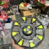 Black kupa wheel cap with Sport Green Colour/ 15” inch wheel size / [2 pis inside] / bolero wheel cap / whil cap / bil cap / bhil cap