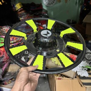 Black kupa wheel cap with Sport Green Colour/ 15” inch wheel size / [2 pis inside] / bolero wheel cap / whil cap / bil cap / bhil cap