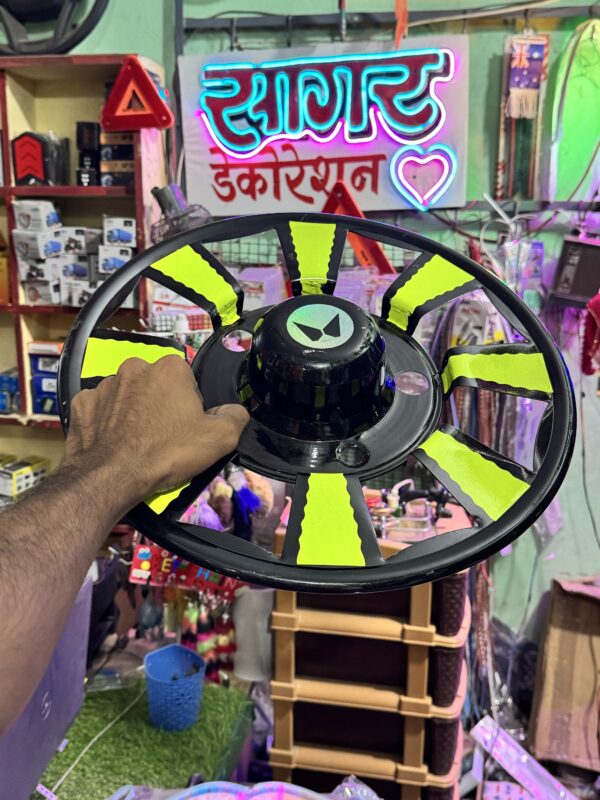 Black kupa wheel cap with Sport Green Colour/ 15” inch wheel size / [2 pis inside] / bolero wheel cap / whil cap / bil cap / bhil cap