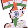 41nzdzdy4bl-_ac_aiweblab1006854t4_fmavif_sf10501050_pq64_-jpg Indian Flag Map Shape With Vande Mataram Encrypted Dual Side For Car Dashboard & Official Purpose