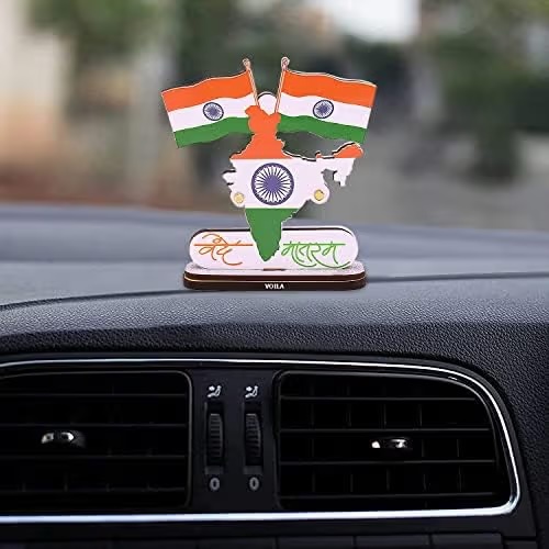 51u6qnaf4kl-_ac_aiweblab1006854t4_fmavif_sf10501050_pq64_-jpg Indian Flag Map Shape With Vande Mataram Encrypted Dual Side For Car Dashboard & Official Purpose
