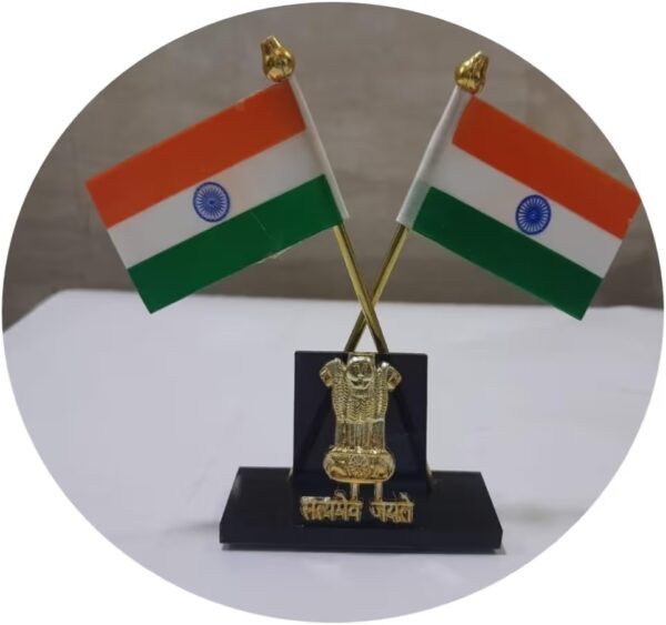 51ymsgiimhl-_ac_aiweblab1006854t4_fmavif_sf10501050_pq64_-jpg Satyamev jayate Indian Flag Car Dashboard Decor | Mini Tiranga Flag for Car Dashboard | National Flag Showpiece for Vehicle Interior