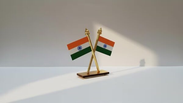 51zzgbia9al-_ac_aiweblab1006854t4_fmavif_sf10501050_pq64_-jpg Indian National Tiranga Mini Desk Flag Showpiece for Car Dashboard & Office Table | Double-Sided Cross Design with Acrylic Poles & Base | Decorative India Tricolour Flag for Home, Office & Vehicle Interior