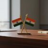 6162l6ngkkl-_ac_aiweblab1006854t4_fmavif_sf10501050_pq64_-jpg Indian National Tiranga Mini Desk Flag Showpiece for Car Dashboard & Office Table | Double-Sided Cross Design with Acrylic Poles & Base | Decorative India Tricolour Flag for Home, Office & Vehicle Interior