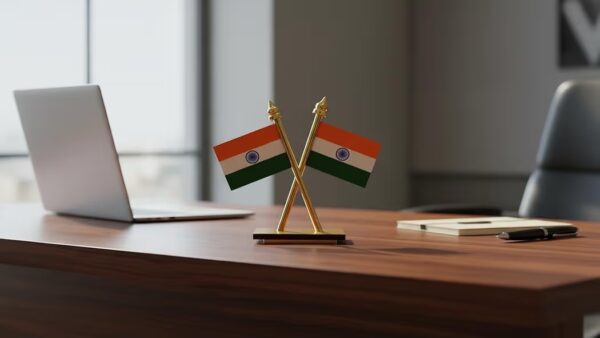 6162l6ngkkl-_ac_aiweblab1006854t4_fmavif_sf10501050_pq64_-jpg Indian National Tiranga Mini Desk Flag Showpiece for Car Dashboard & Office Table | Double-Sided Cross Design with Acrylic Poles & Base | Decorative India Tricolour Flag for Home, Office & Vehicle Interior