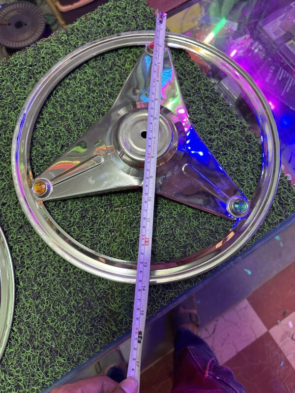 R - 14” inch tyre size wheel cap / steel wheel cap / cp wheel cap / [2 pis 2 पीस आयेगा] / dost wheel cap / dezire wheel cap / tyre wheel steel wheel / with 2 fitting clamps