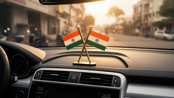71gfz4vx9l-_ac_aiweblab1006854t4_fmavif_sf10501050_pq64_-jpg Indian National Tiranga Mini Desk Flag Showpiece for Car Dashboard & Office Table | Double-Sided Cross Design with Acrylic Poles & Base | Decorative India Tricolour Flag for Home, Office & Vehicle Interior