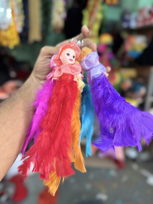img_3781-2 Long Farr Doll / 12 pis / full size doll / bahuli / 12 pis 6 colours❤️💛💜💙🩷🩵with rubber (chipko)