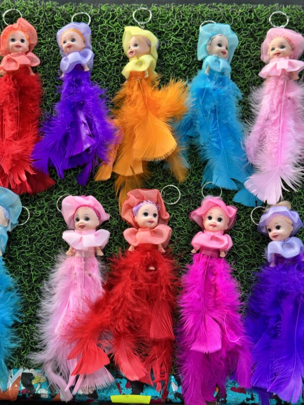 img_3784-2 Long Farr Doll / 12 pis / full size doll / bahuli / 12 pis 6 colours❤️💛💜💙🩷🩵with rubber (chipko)