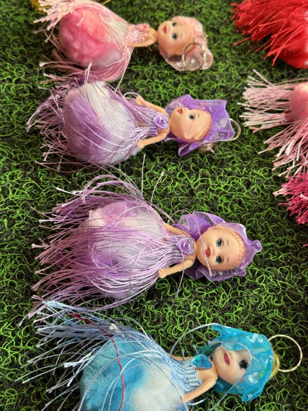 Dhaga doll / bew doll / bahuli / 12 pis / 6 different colours ❤️🩵💙💜💛♥️with rubber (chipko)