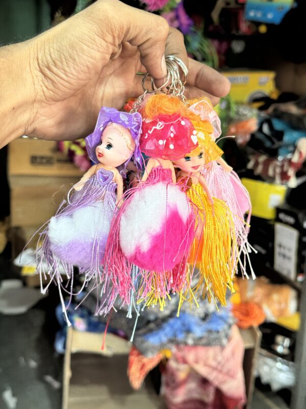 Dhaga doll / bew doll / bahuli / 12 pis / 6 different colours ❤️🩵💙💜💛♥️with rubber (chipko)