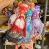 Dhaga doll / bew doll / bahuli / 12 pis / 6 different colours ❤️🩵💙💜💛♥️with rubber (chipko)