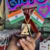 img_3842 Satyamev jayate Indian Flag Car Dashboard Decor | Mini Tiranga Flag for Car Dashboard | National Flag Showpiece for Vehicle Interior