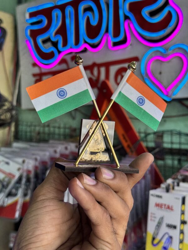 img_3842 Satyamev jayate Indian Flag Car Dashboard Decor | Mini Tiranga Flag for Car Dashboard | National Flag Showpiece for Vehicle Interior