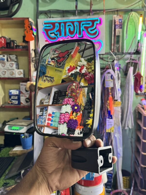 img_4002 *Left (लेफ्ट साइड) Side mirror for Bolero and Cruiser toofan ( 1 pis Left side) / orvm for pickup and force cruiser toofan / side glass / mirrors for bolero