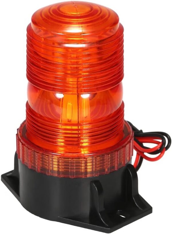 Beacon strob light / Warning Light for [12V 24V Common] Vehicle Golf Carts Tractor yellow|1x Warning Night Life  Safety Kits & Supplies| Motors