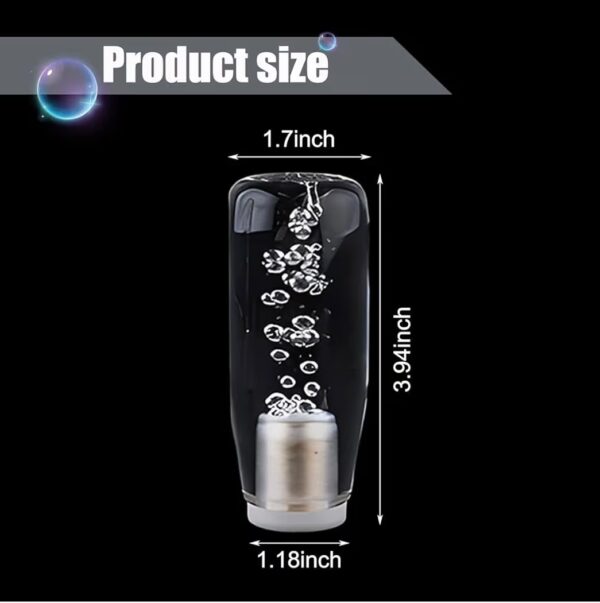 51ugyfn5obl-_ac_aiweblab1006854t4_fmavif_sf10501050_pq64_-jpg RGB LED Gear Knob Crystal Gear Shift Knob Transparent Bubble Gear Shifter Multicolor Gradient LED Shift Knob Car Interior Decor RGB LED Gear Knob. किसी भी गाड़ी में लग जाएगा, मल्टी लाइट जलेगी