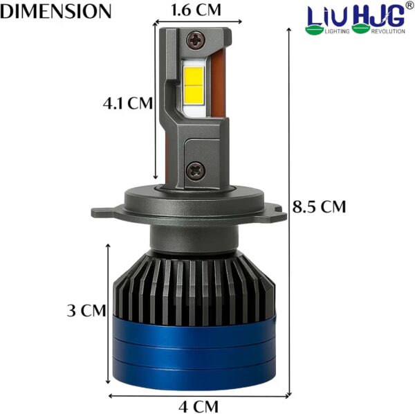 61cjs26dqnl-_ac_aiweblab1006854t4_fmavif_sf10501050_pq64_-jpg LIU HJG 300W H4 White Car LED DC 12V-80V Headlight Bulb (12v/ 24v कॉमन) हाई पावर 300 वाट बल्ब 1 साल वारंटी के साथ (1 year warranty)