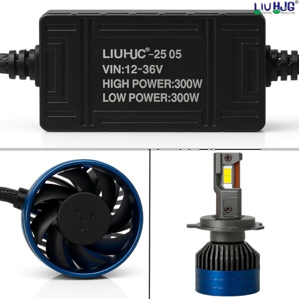 61fmyjpupl-_ac_aiweblab1006854t4_fmavif_sf10501050_pq64_-jpg LIU HJG 300W H4 White Car LED DC 12V-80V Headlight Bulb (12v/ 24v कॉमन) हाई पावर 300 वाट बल्ब 1 साल वारंटी के साथ (1 year warranty)