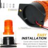 Beacon strob light / Warning Light for [12V 24V Common] Vehicle Golf Carts Tractor yellow|1x Warning Night Life  Safety Kits & Supplies| Motors