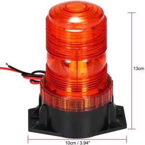 Beacon strob light / Warning Light for [12V 24V Common] Vehicle Golf Carts Tractor yellow|1x Warning Night Life  Safety Kits & Supplies| Motors