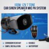 715eefjt4hl-_ac_aiweblab1400770t2_fmavif_sf10501050_pq64_-jpg 7 Tone Siren Horn Hooter with Mic | Loud Multi Sound Alarm System | Universal Fit for Cars, Trucks, Vans & Bikes| Color - Black 7 Tone Siren Horn Hooter with Mic | 100W PA Speaker System | Remote Control Alarm Buzzer | Emergency Amplifier with Microphone for Cars, Trucks, Vans & Utility Vehicles.